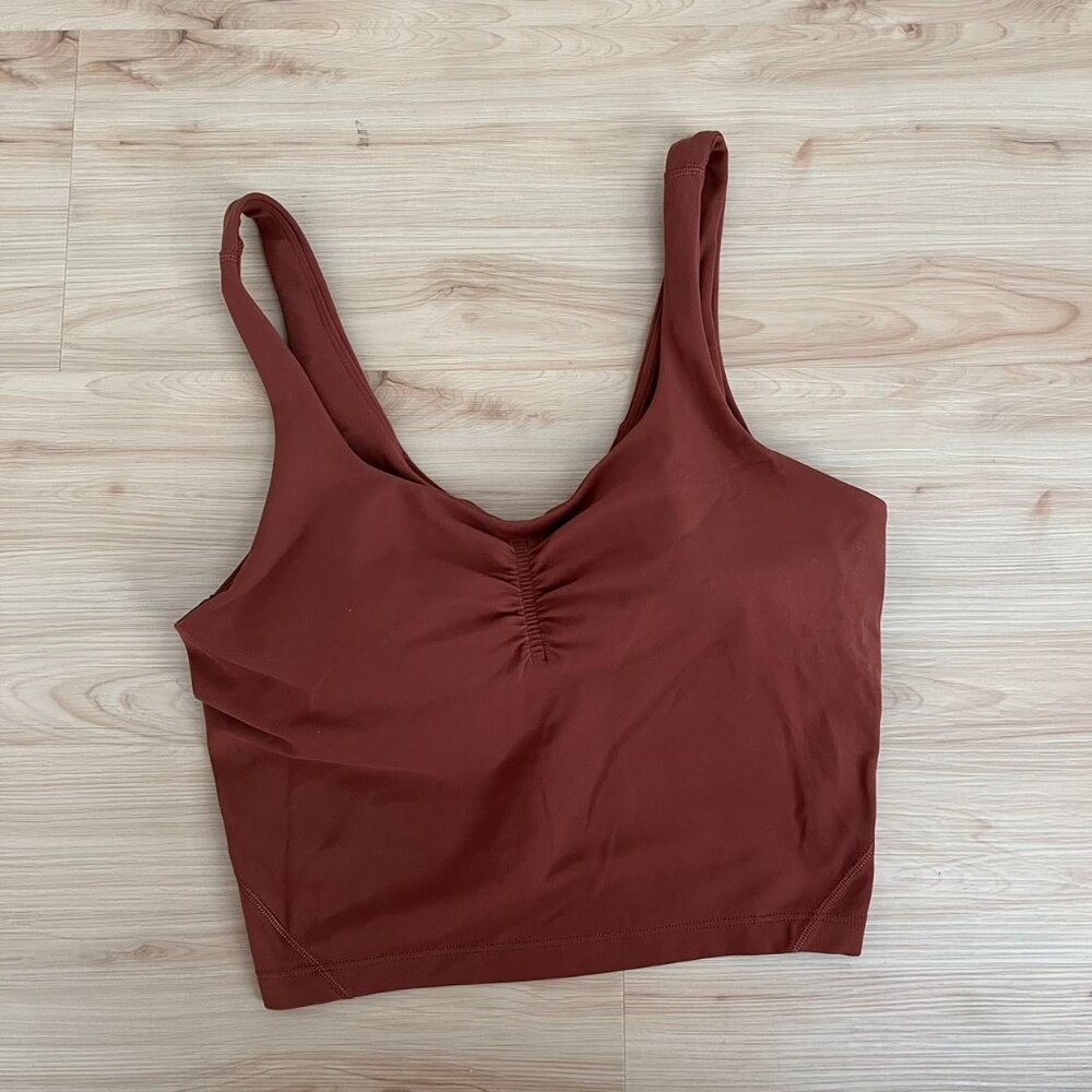 Lululemon Bend V-Neck Yoga Bra Light Support, A-C Cups Size 4